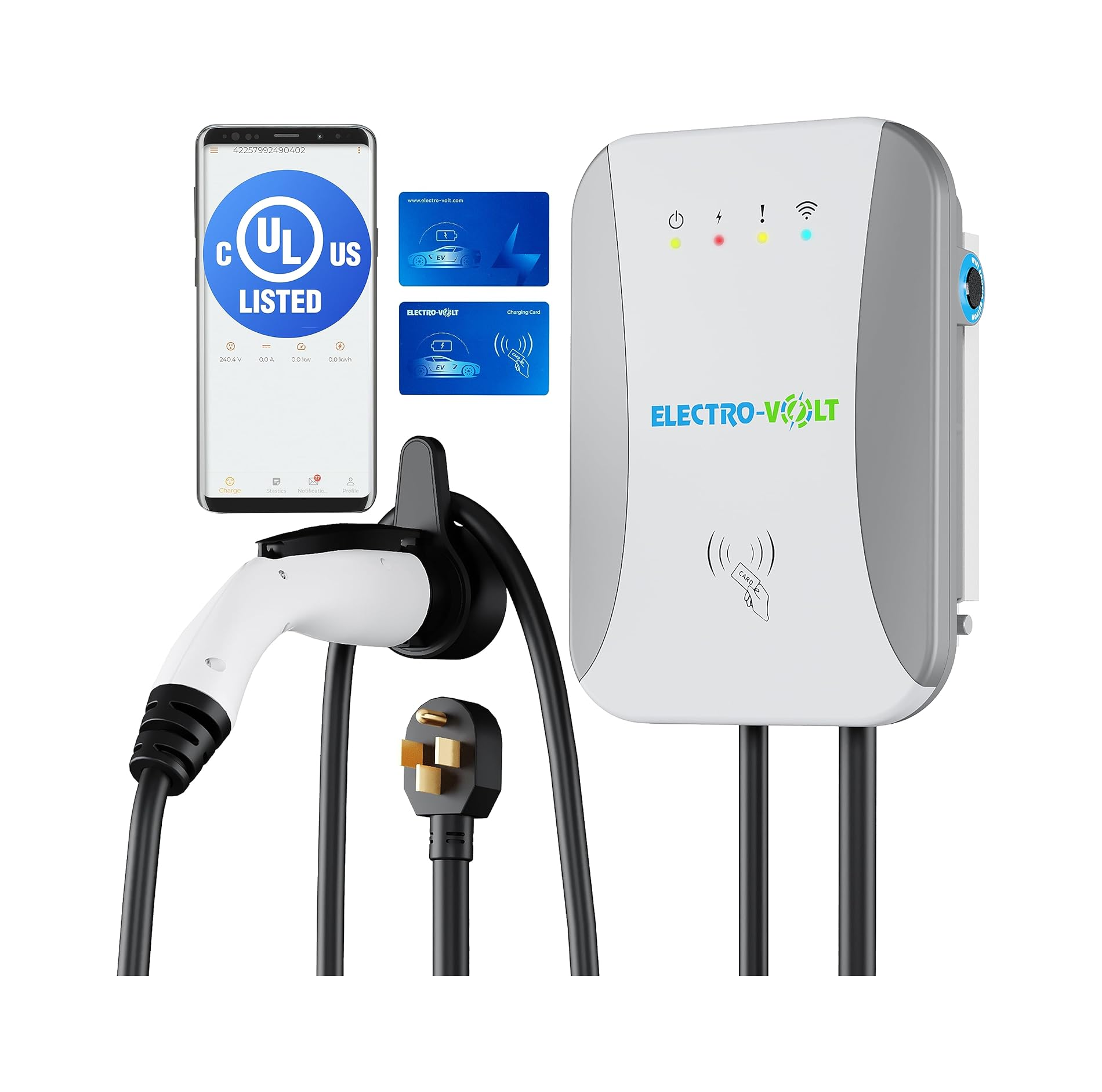 Electro-Volt Smart Level 2 EV Charger North American Chargers Electro-Volt Smart Level 2 EV Charger North American Chargers
